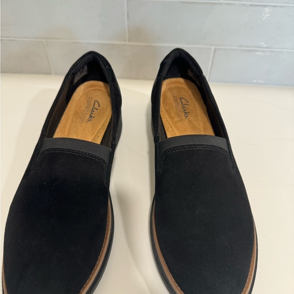 New Clark’s Sharon Dolly Black Noir shoes Size 8.5 - Picture 8 of 13